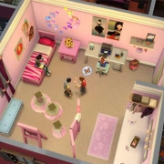 Запись: The Sims 4 «Детская комната» — официальные участки и семьи