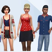 Запись: «The Sims 4: Вечер боулинга» — официальные участки и семьи