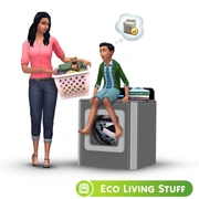 Запись: SimGuruGraham объясняет работу стирки в «The Sims 4: Эко-жилье»