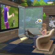 Запись: SimGuruRomeo показал собаку-призрака из «The Sims 4: Кошки и собаки»