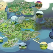 Запись: Симмер объединил все городки The Sims 4 в один мир