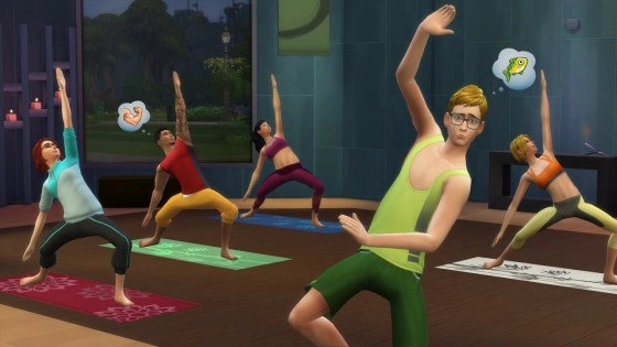 the sims 4 коврик для йоги