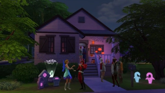 the sims 4 жуткие вещи скриншот из трейлера