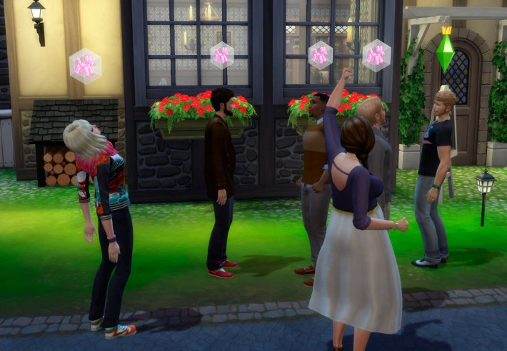 клубные иконки the sims 4 веселимся вместе