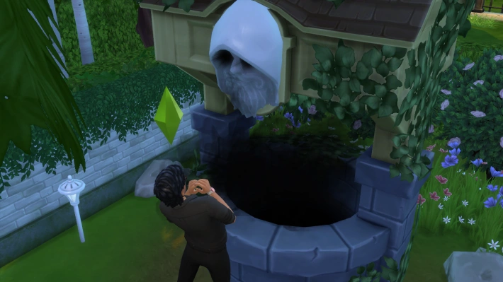 the sims 4 романтический сад колодец желаний плохой исход