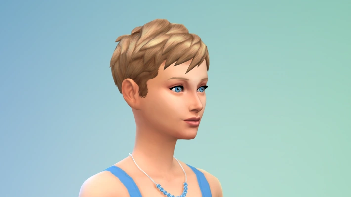 2 унисекс прическа the sims 4