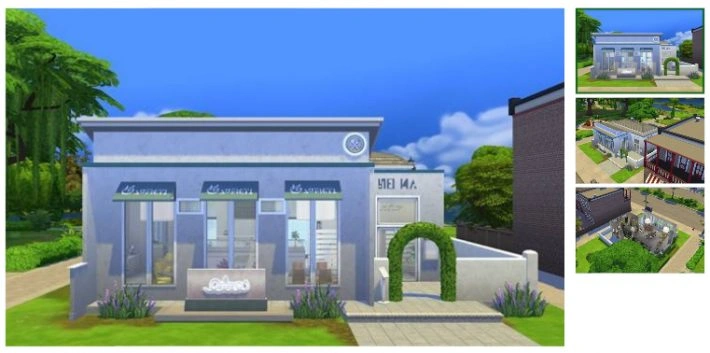 the-sims-4-в-ресторане-Le-Blanc