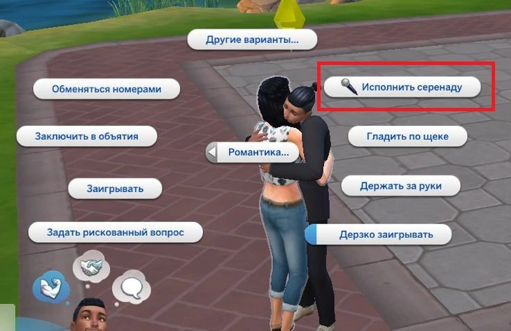 исполнить серенаду симу