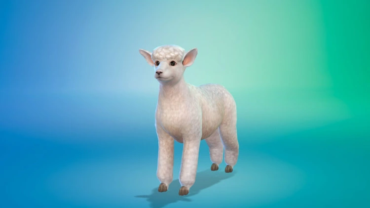 воссозданная в симс 4 овца