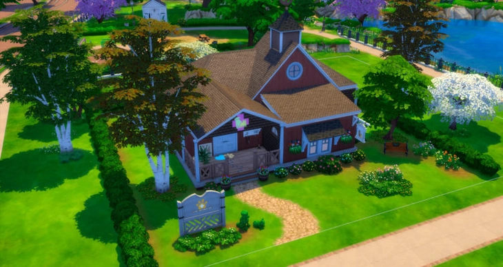 симс 4 кошки и собаки ветеринарная клиника из трейлера