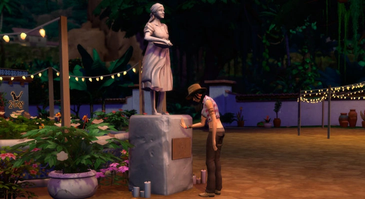 статуя Мадре Косеки на главной площади