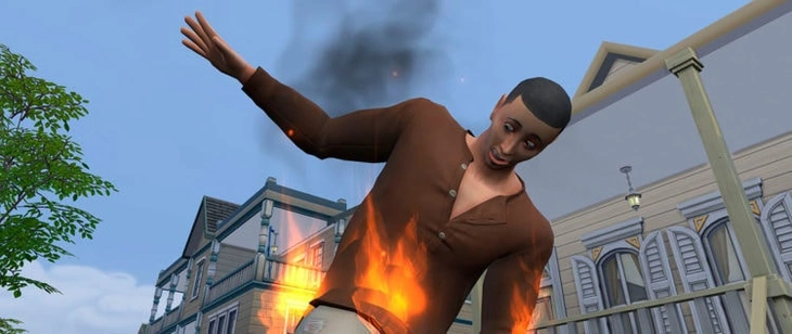 Загоревшийся сим