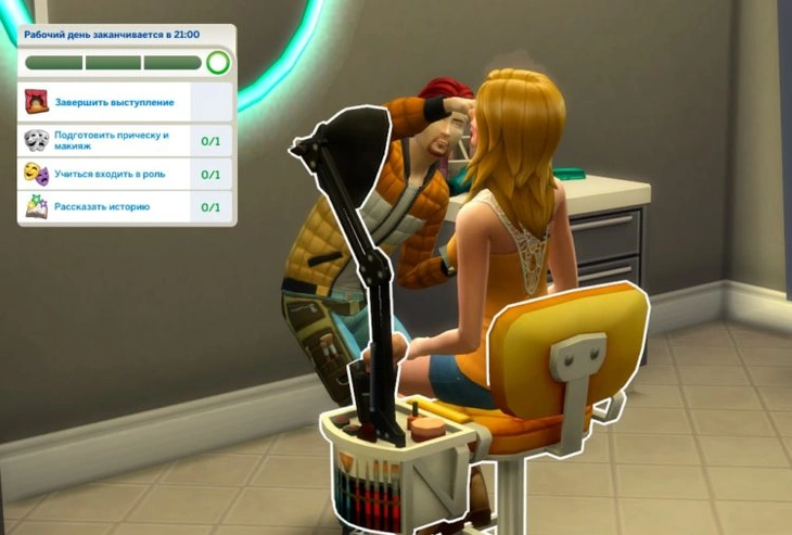 подготовка к съемкам