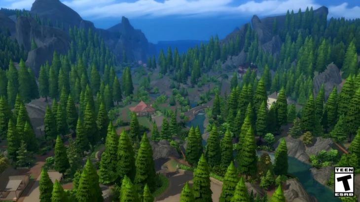 симс 4 мир магии Глиммербрук 