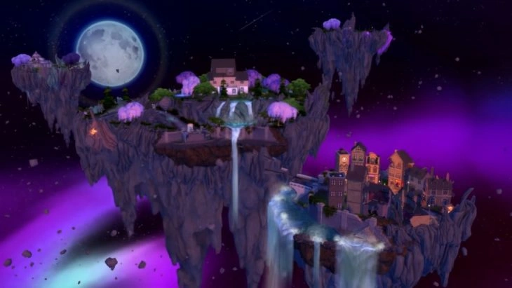 симс 4 мир магии магический городок