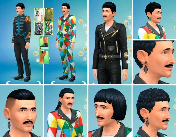the sims 4 Moschino новые объекты режима создания персонажа