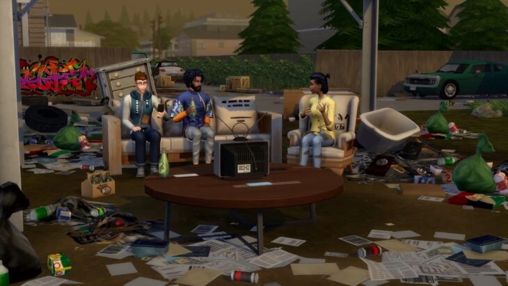 the sims 4 аналоговый телевизор