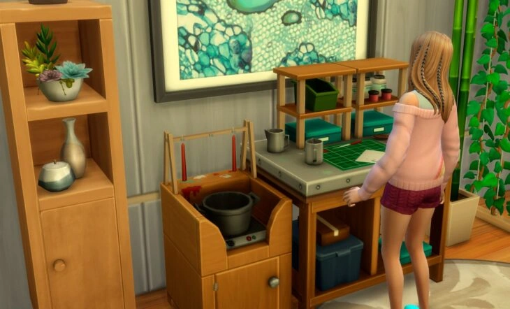 стол для создания свечей