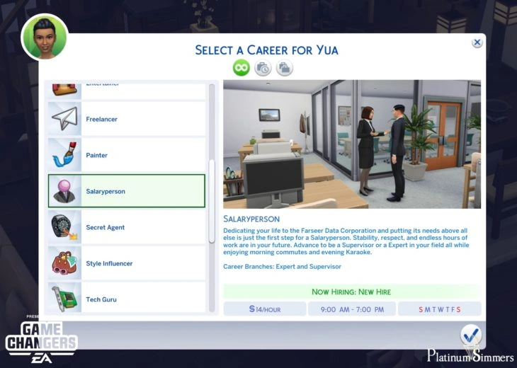 the sims 4 Офисный планктон
