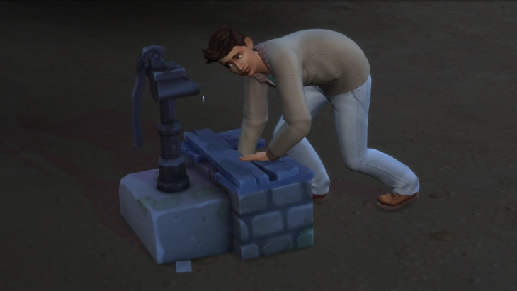 поиск лягушек в водяном насосе