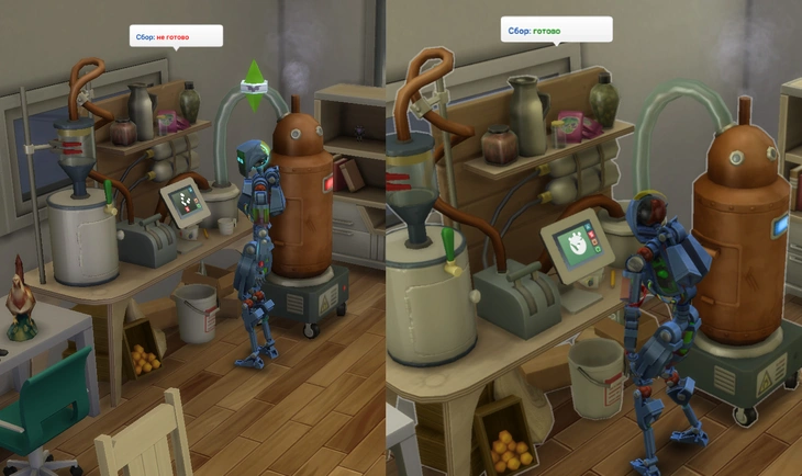 процесс приготовления напитка