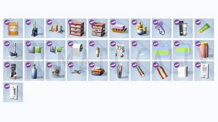 содержание комплекта ванные принадлежности