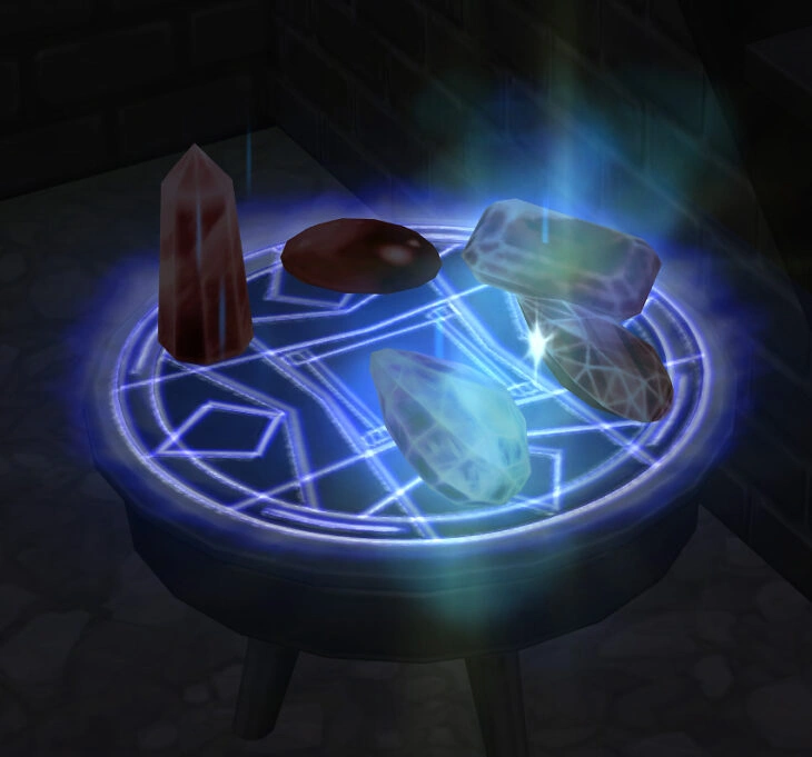 заряжение кристаллов лунным светом